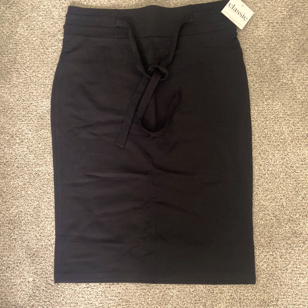 black Classic skirt.